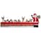6ft. Airblown® Inflatable Christmas Santa Feeding Eight Reindeer